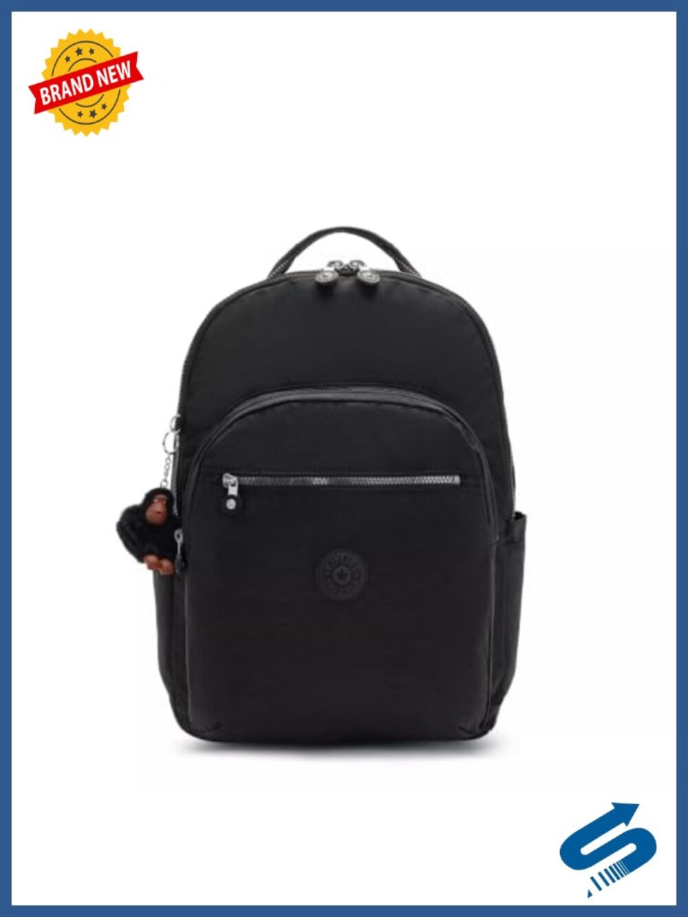 Extra Large 17" Laptop Backpack Water Resistant Nylon Lightweight Travel Daypack